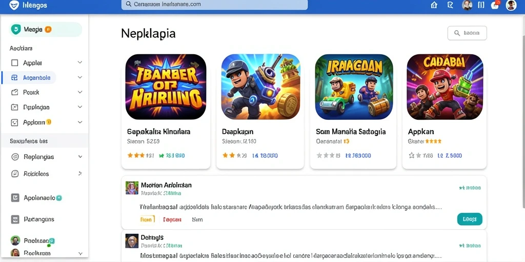 Tangkapan layar menampilkan grafis menawan dan karakter yang dinamis.